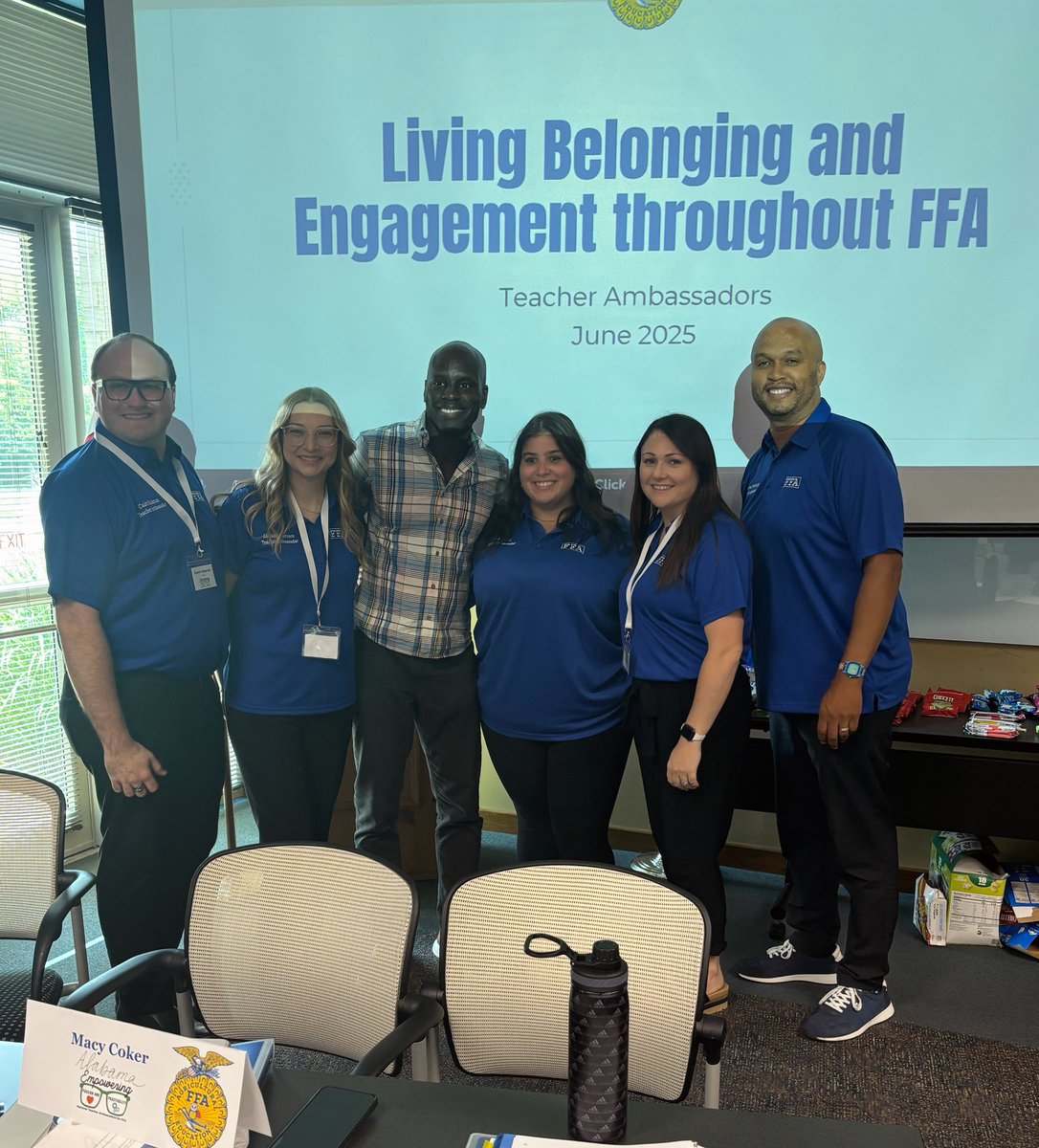 Great moment with Corey Flournoy. 1st African American National FFA President in 1994. He is still impacting lives through his work with <a href="/NationalFFA/">National FFA</a> 
<a href="/DenmarkHS/">Denmark High School</a> @FCCollegeCareer <a href="/FCSchoolsGA/">Forsyth County Schools</a> #empoweringpassionandpracticality