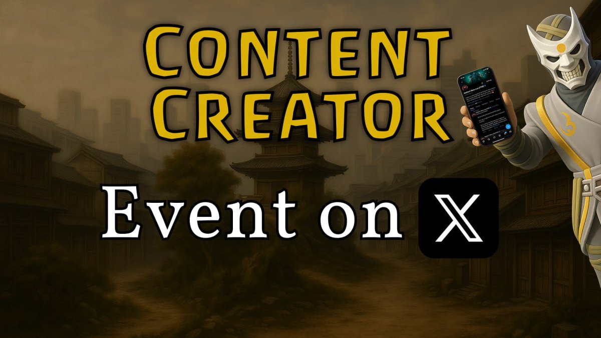 Hattori | New era of P2E (@hattorigame) on Twitter photo ✍️ Content Creator Event with a $4600 Prize Pool!
🎯 About Event
- Create fun and creative content about Hattori on Twitter.
- Use any tools, topics, or ideas from the Hattori ecosystem in your posts.
- Use the hashtag #Hattori_X_Event and tag our Twitter <a href="/hattorigame/">Hattori | New era of P2E</a>
💡 What ✍️ Content Creator Event with a $4600 Prize Pool!
🎯 About Event
- Create fun and creative content about Hattori on Twitter.
- Use any tools, topics, or ideas from the Hattori ecosystem in your posts.
- Use the hashtag #Hattori_X_Event and tag our Twitter <a href="/hattorigame/">Hattori | New era of P2E</a>
💡 What
