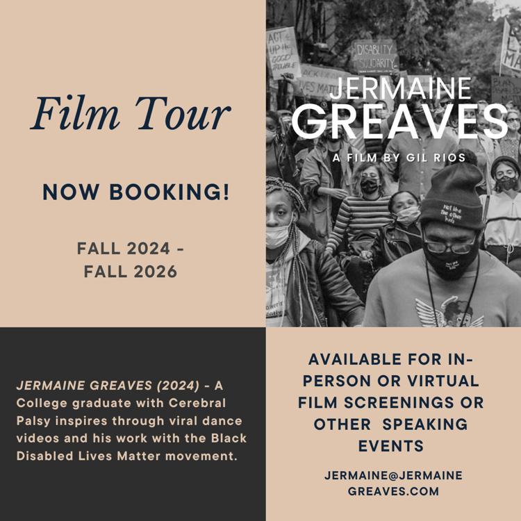 Blackdisabledlivesmatter (@blackdisabledl2) on Twitter photo Calling all events organizers! Jermaine is still booking his film tour if you’d like to hire him to speak and host a film screening, either in person in all 50 states or international also virtual events as well Email him at jermaine@jermainegreaves.com
@newhavenpridecenter Calling all events organizers! Jermaine is still booking his film tour if you’d like to hire him to speak and host a film screening, either in person in all 50 states or international also virtual events as well Email him at jermaine@jermainegreaves.com
@newhavenpridecenter
