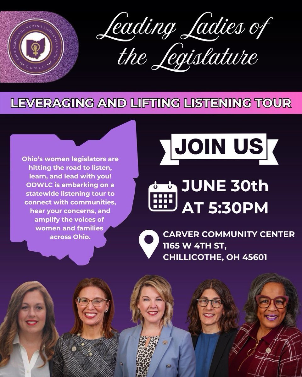 Please join the ladies of the Statehouse. Be prepared to ask questions and give input.