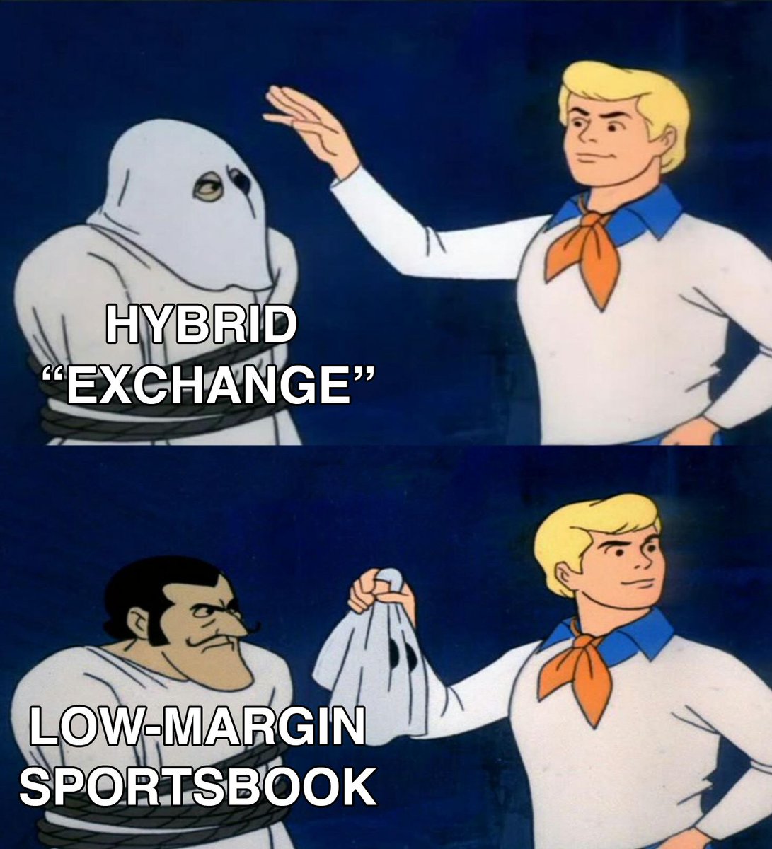 STOP wasting your time with so-called "hybrid exchanges" 🫠❌

These platforms are NOT peer-to-peer. You're unknowingly betting against the house- beat their seeding money and they’ll shut you down ⛔

It's time to bring back the true exchange experience. Watch this space 👀🚀