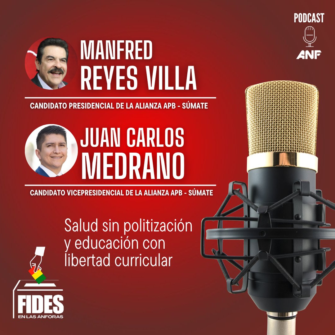 GrupoFides's tweet photo. 🗳️ #FidesEnLasÁnforas | #PodcastANF 𝐀𝐏𝐁-𝐒ú𝐦𝐚𝐭𝐞: 𝐒𝐚𝐥𝐮𝐝 𝐬𝐢𝐧 𝐩𝐨𝐥𝐢𝐭𝐢𝐳𝐚𝐜𝐢ó𝐧 𝐲 𝐞𝐝𝐮𝐜𝐚𝐜𝐢ó𝐧 𝐜𝐨𝐧 𝐥𝐢𝐛𝐞𝐫𝐭𝐚𝐝 𝐜𝐮𝐫𝐫𝐢𝐜𝐮𝐥𝐚𝐫
Escuche el podcast aquí 👉https://t.co/IbQi70RWid
#ANFPlus #Elecciones2025 #Bolivia https://t.co/i2vL9WvMIT