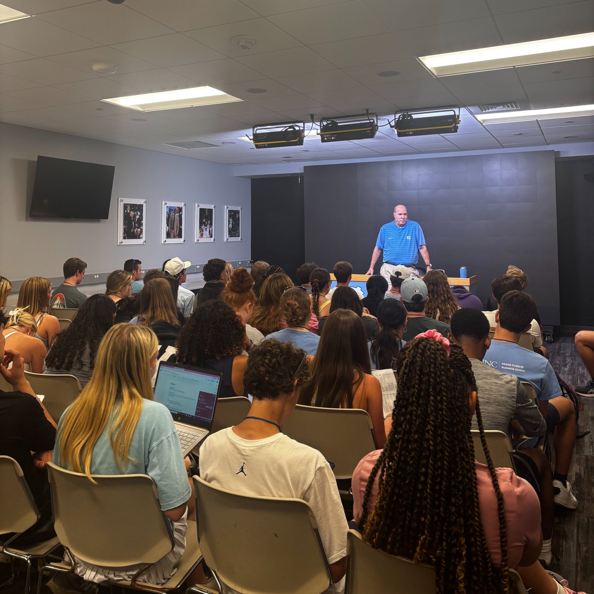 Thank you, Steve Kirschner of UNC Athletics, for speaking to #CSJC2025 students about media relations and athletic publicity. More amazing sessions to come today, stay tuned!