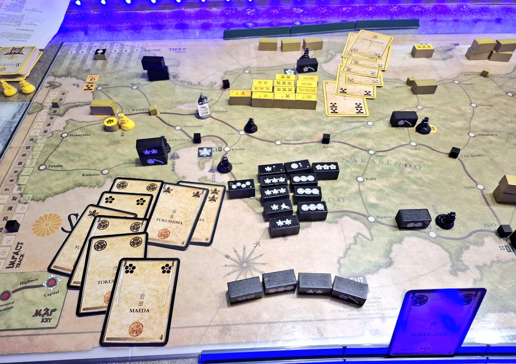 SanchoMateos's tweet image. Qué gran victoria con Tokugawa en el fantástico #Sekigahara de @gmtgames ....en una partida corta ( 4 turnos) , pero muy emocionante....todo se decidió en una gran batalla..dónde Ishida jugó todas sus cartas ...pero no fue suficiente!! ...250 años de gloria me esperan!!