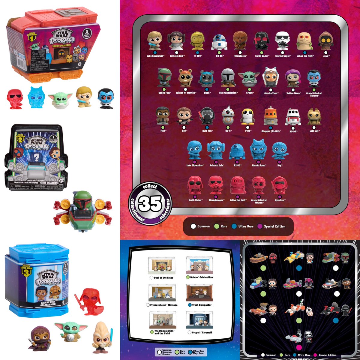 DisTrackers's tweet image. Star Wars Doorables are available at Amazon &amp;amp; some are on sale!
.
amzn.to/3GhEDZ9
.
#Ad #StarWars #BlindBox #Collectibles