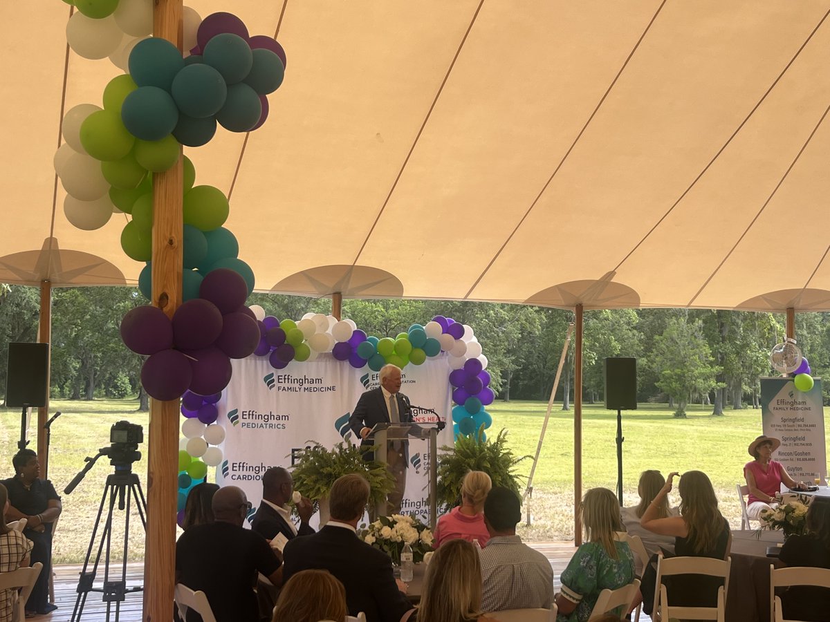 JonBurnsGA's tweet image. It was a great day to celebrate @EffinghamHealth and the announcement of a new medical complex coming to our community! 

From pediatrics, cardiology, an urgent care center, and more—this facility will serve the citizens of Effingham County for generations to come.