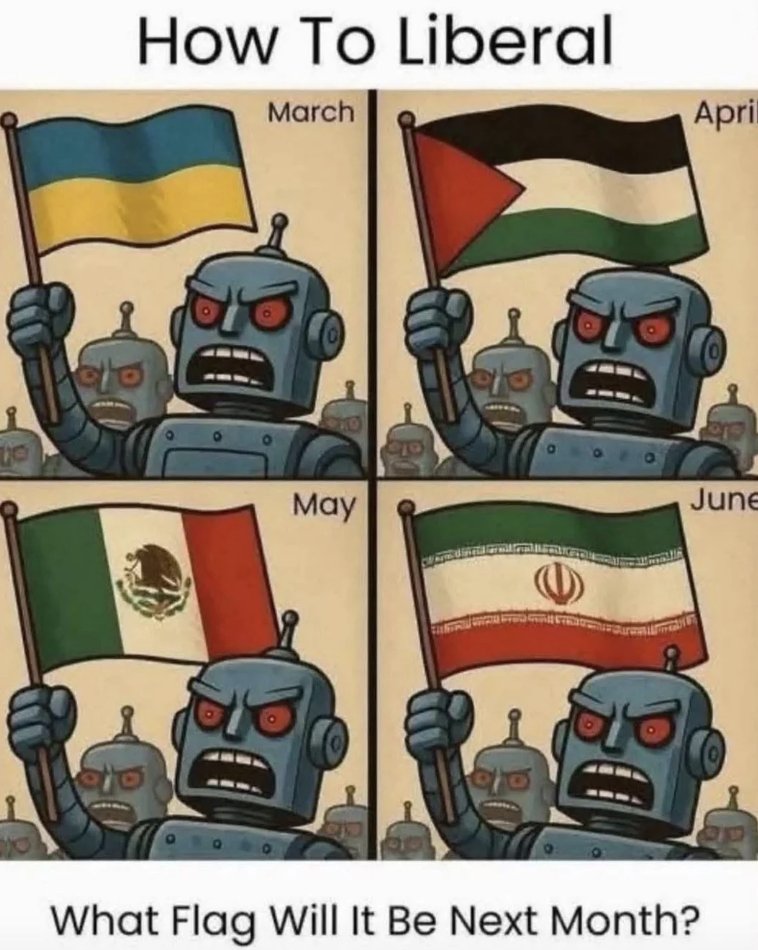 Liberaling 101: Sheeple flavors of the month!🤖