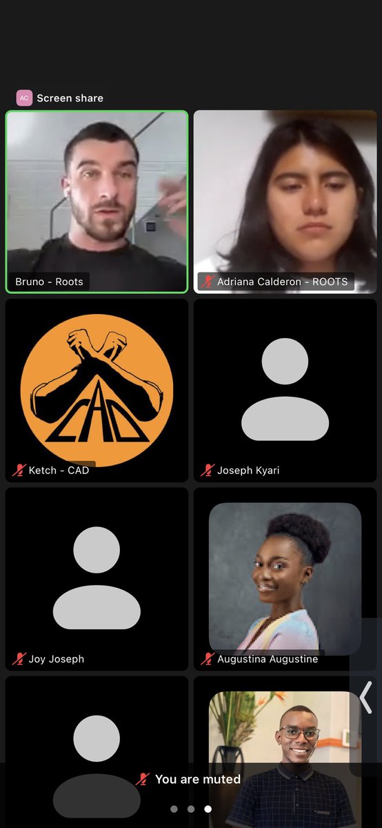 So far our regional and safety training/
mentorship program with @climateactivistdefenders been nothing short but insightful and engaging. Today we had an interesting session with @roots.people taking our mentees on the use of digital tools and strategies for compelling activism