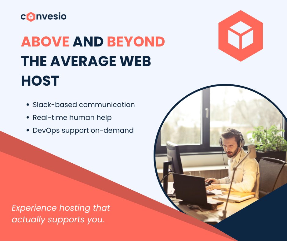 convesio's tweet image. 📣 Tired of support that ghosts you?
We built Convesio around real support — fast, Slack-based, and human.
No waiting hours. No finger-pointing. Just solutions.
Above and beyond — that’s the Convesio way.
#Convesio #WordPressHosting #WebSupport #DevTools #BetterHosting