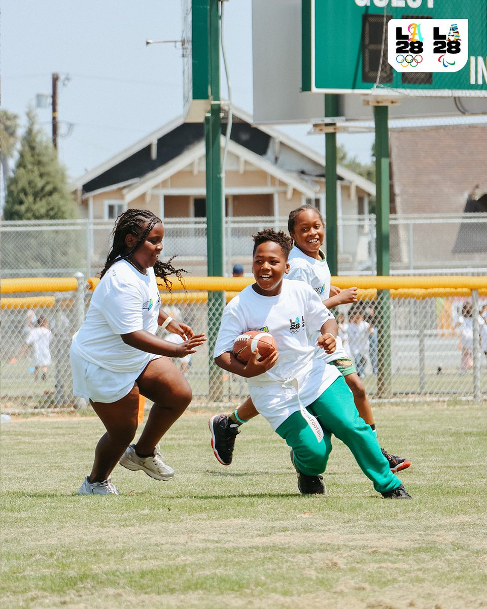 LA28 (@la28) on Twitter photo Sport is for everyone 💪🥇
This Olympic and Paralympic Day, LA28 celebrated Day of Sport—highlighting the power of sport to inspire, connect and equip young athletes with skills that last a lifetime.
With support from <a href="/LACityParks/">City of LA Department of Recreation and Parks</a>, <a href="/NikeLA/">Nike LA</a> and a special appearance by soccer Sport is for everyone 💪🥇
This Olympic and Paralympic Day, LA28 celebrated Day of Sport—highlighting the power of sport to inspire, connect and equip young athletes with skills that last a lifetime.
With support from <a href="/LACityParks/">City of LA Department of Recreation and Parks</a>, <a href="/NikeLA/">Nike LA</a> and a special appearance by soccer
