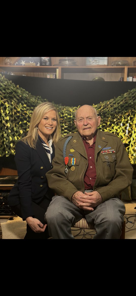 Happy Birthday to my friend and WW2 hero, Bud Gahs, who turned 101 yesterday! We first interviewed Bud in 2023 on my Fox Nation special, The Final Journey. We then were with Bud at the 80th Anniversary in Normandy. Bud is a true hero who successfully pushed back the German line