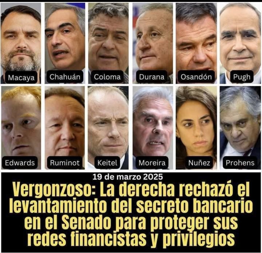 ArayaManola's tweet image. Porqué no quieren levantar el Secreto Bancario????
Qué esconden???