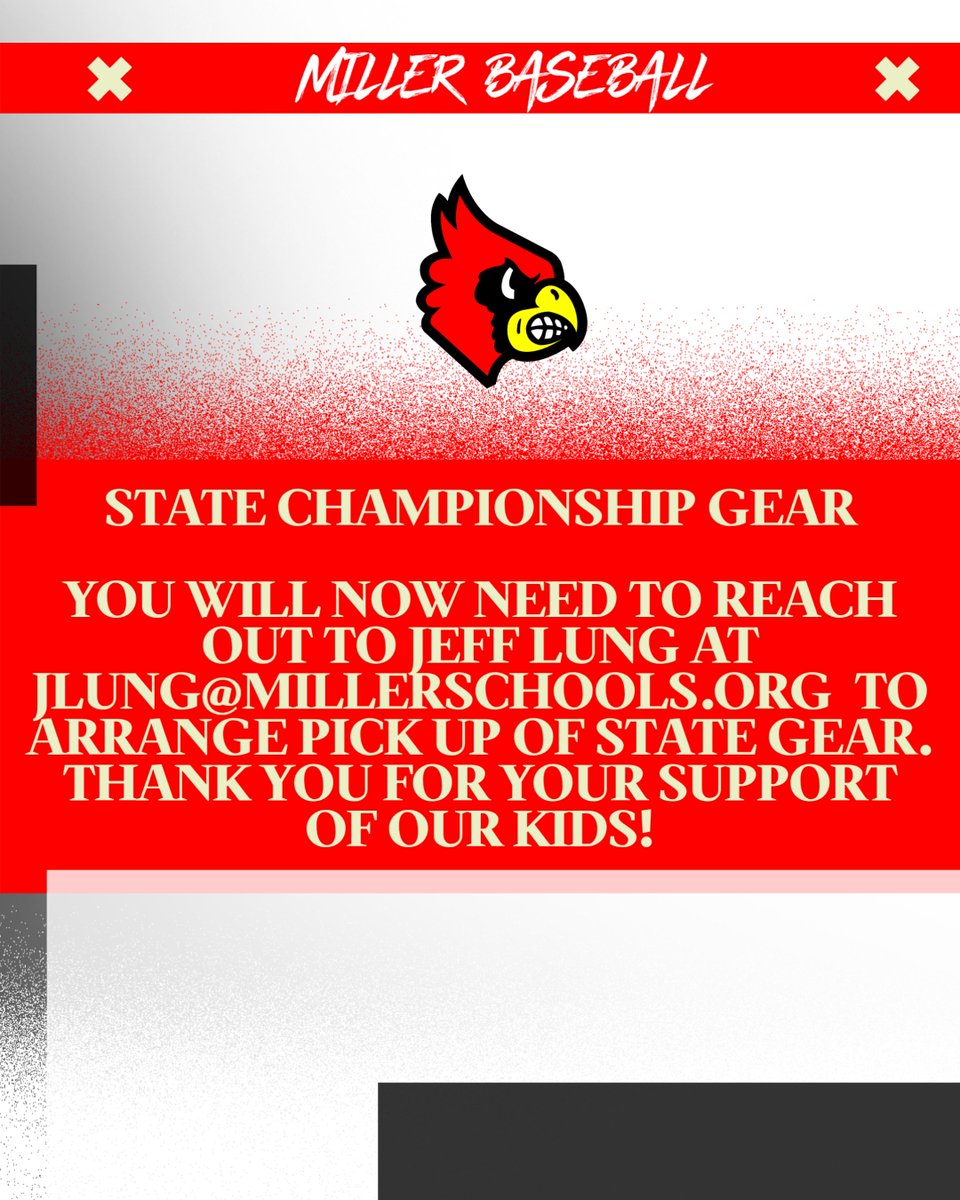 Miller Cardinals Baseball (@miller_cardsbb) on Twitter photo 
