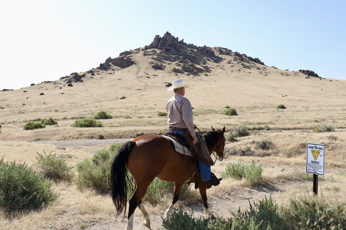 GovernorLittle's tweet image. The Governor’s Annual Trail Ride is a tradition that brings together local, state, and federal leaders to discuss critical natural resource issues.
This week we covered land management, wildfire prevention & suppression, grazing, and other issues of importance to the West.…