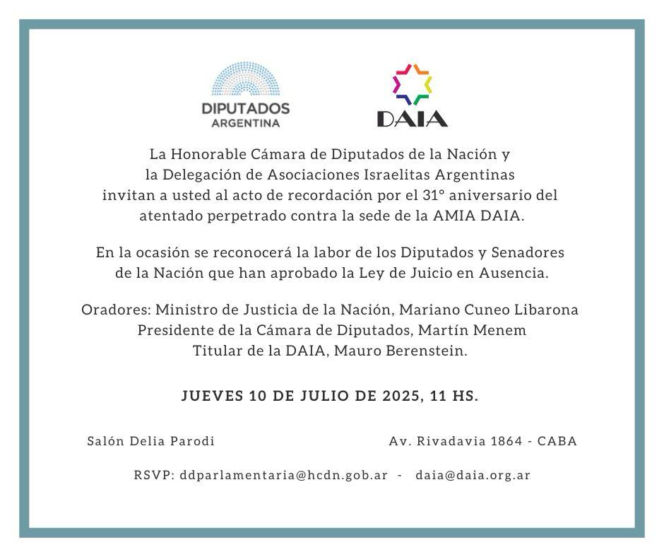 arilijalad's tweet photo. Esto, increíblemente, es real

Otro papelón de la DAIA.

Cuneo Libarona estuvo preso por entorpecer la investigación del atentado a la AMIA. https://t.co/2wy2RRQfXm