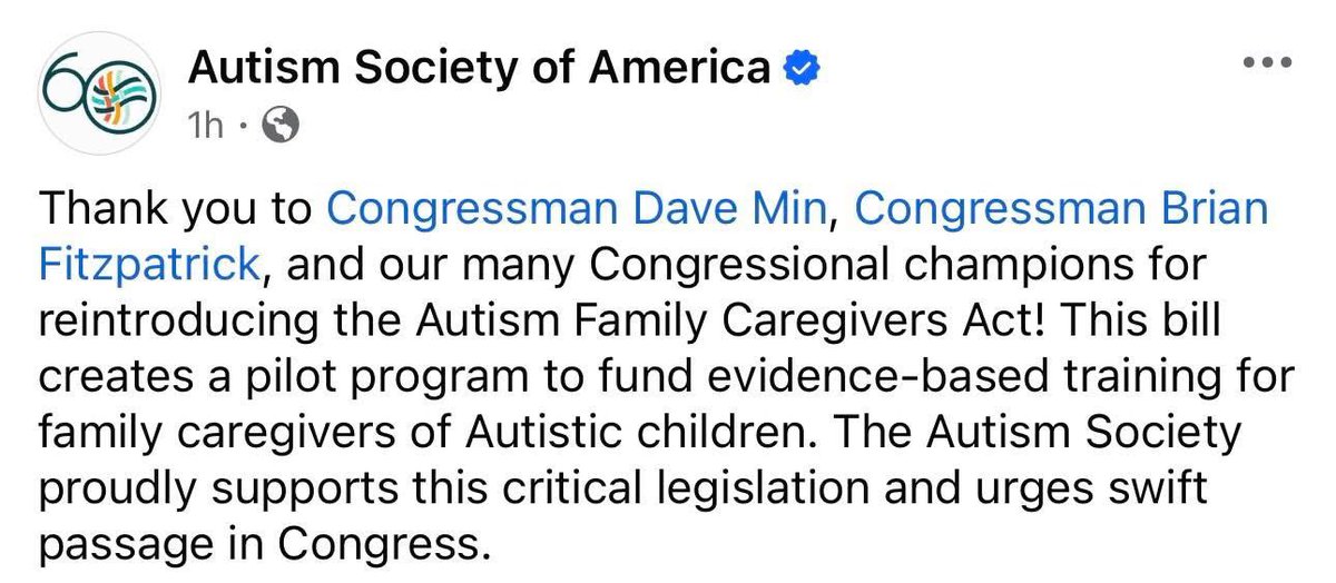 Rep. Brian Fitzpatrick 🇺🇸 (@repbrianfitz) on Twitter photo Too many families navigating autism face the journey without the guidance and support they deserve. The Autism Family Caregivers Act takes direct action—delivering practical, evidence-based training through trusted local organizations to help caregivers build skills, reduce Too many families navigating autism face the journey without the guidance and support they deserve. The Autism Family Caregivers Act takes direct action—delivering practical, evidence-based training through trusted local organizations to help caregivers build skills, reduce