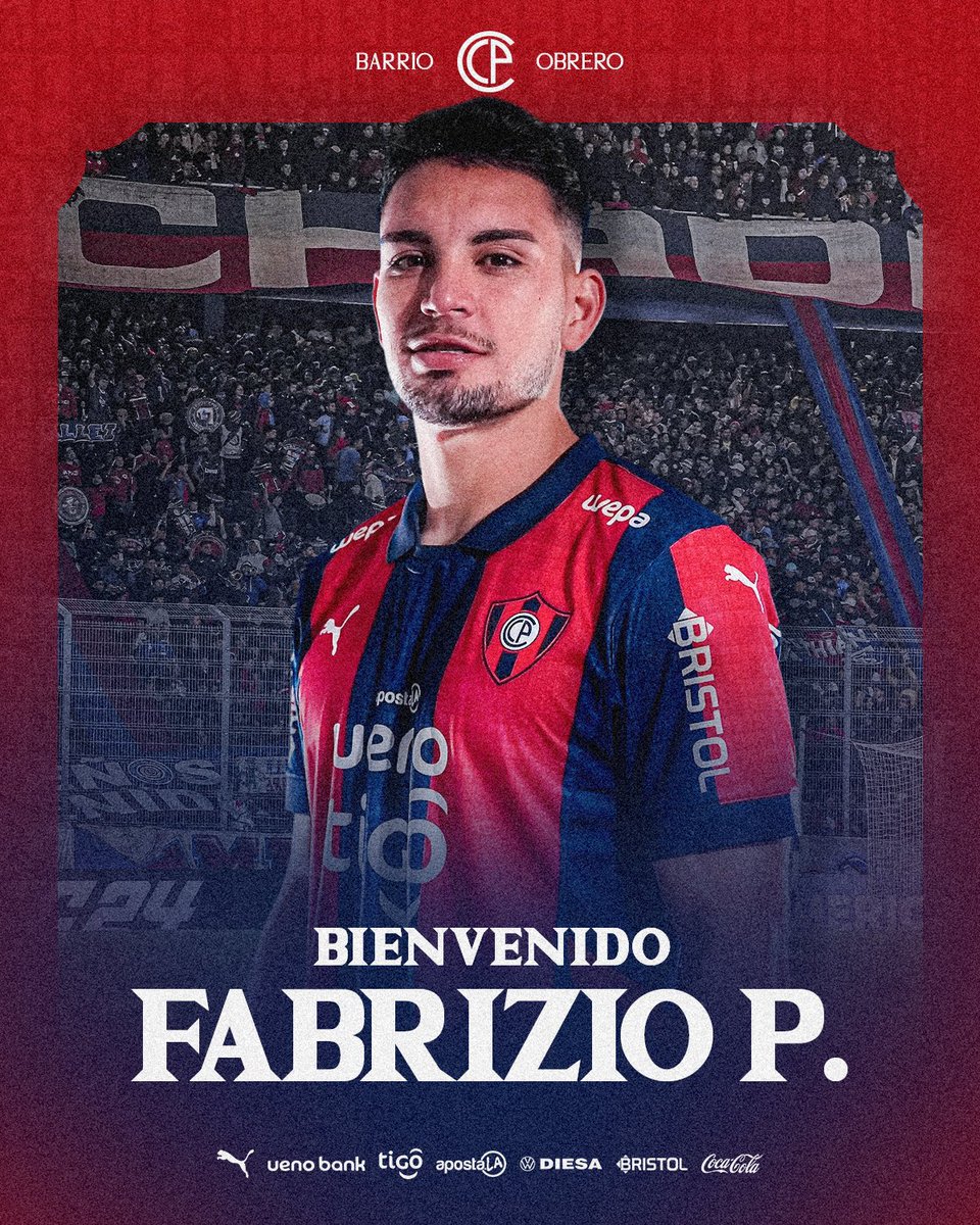 Jorge Izquierdo (@izquierdo010) on Twitter photo Cerro Porteño oficializa a Fabrizio Peralta (22 años).
El volante es la primera incorporación para este segundo semestre.
<a href="/ABCCardinal/">ABC Cardinal 730 AM</a>
<a href="/ABCDeportes/">ABC Deportes</a> Cerro Porteño oficializa a Fabrizio Peralta (22 años).
El volante es la primera incorporación para este segundo semestre.
<a href="/ABCCardinal/">ABC Cardinal 730 AM</a>
<a href="/ABCDeportes/">ABC Deportes</a>