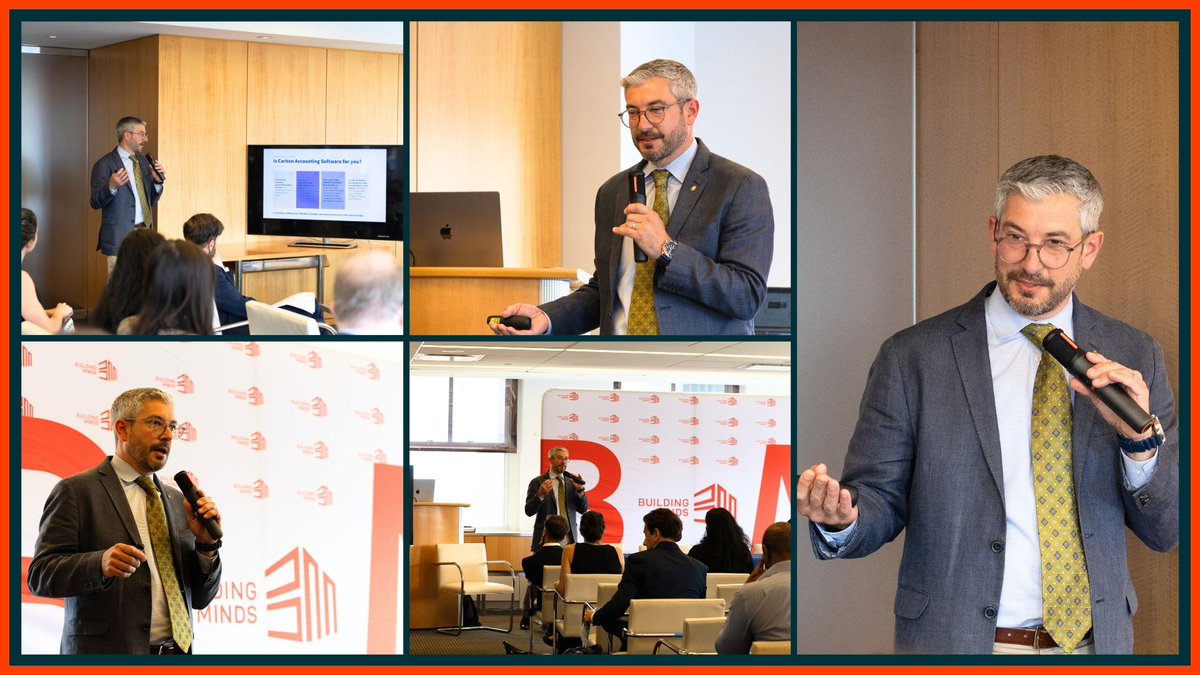 Chris Forney, Partner at Brightworks Sustainability, presented his session, “Practical, Profitable, &amp; Possible: Leading Implementation in Portfolio Asset Decarbonization,” at the Sustainable Real Estate Forum 2025. 
1businessworld.com/sustainable-re…