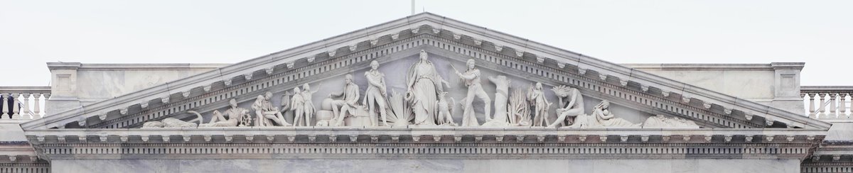 old_colossus's tweet image. Progress of Civilization by Thomas Crawford, 1863
🧵1/11
Located in Washington, D.C., it is a marble pediment above the entrance to the Senate wing of the United States Capitol building.
In 1850, Congress legislated the expansion of the Capitol building. In 1853,…