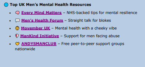 ResetApparel's tweet image. Sneak peek.....July&apos;s Newsletter. 

I do this with work but with #funding this can evolve and go much much wider #UK. We await on CIC funding application then its on #bigtime. 

#mensmentalhealth #MentalWellness #MentalHealthMatters #MentalHealthAdvocate #mentalhealthawareness