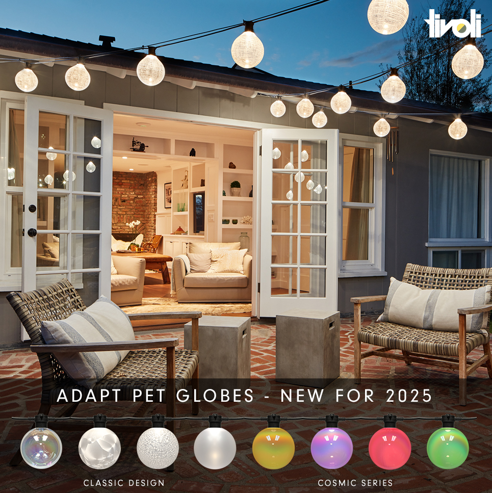 Summer’s calling and your outdoor lighting should shine just as bright! Meet our toughest globes yet, made from 100% shatterproof PET for unbeatable durability. Featuring bold new designs, dazzling Cosmic Colors, and select legacy favorites. 

Visit:
tivolilighting.com/tivoli.../stra…