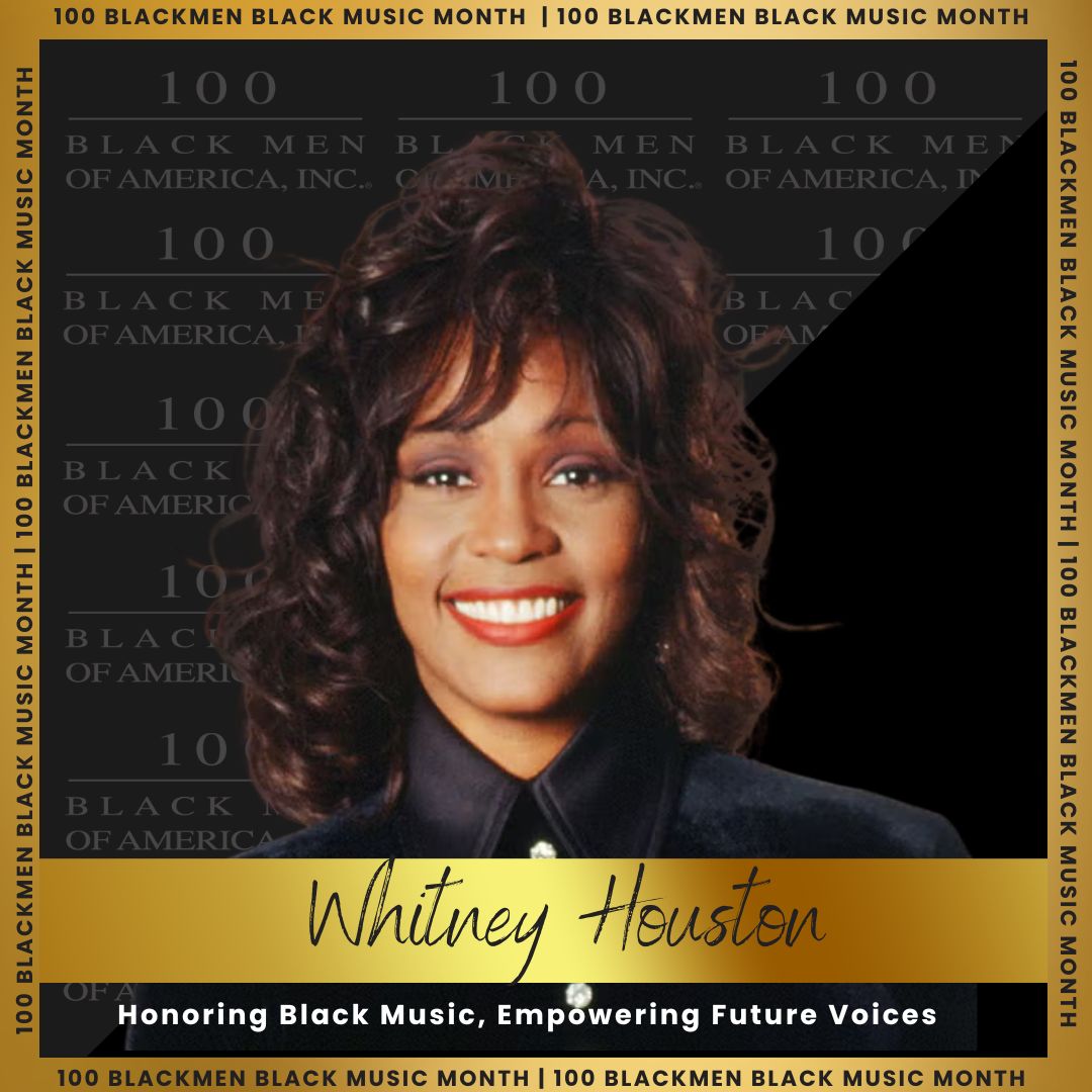 From the church pews to the Grammys, Whitney Houston’s voice was unmatched and unforgettable. 🎙️ #BlackMusicMonth #100BlackMen