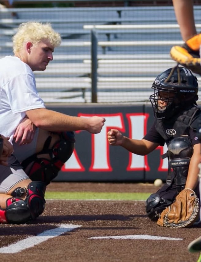 One Generation to the NEXT! Giving back is the most important! #catchertocatcher #Will #Future