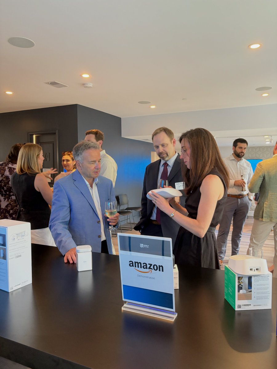 WifiForward's tweet photo. Yesterday, we celebrated #Worldwifiday at @CTATech Innovation House! It was great to bring cutting-edge Wi-Fi-enabled devices to Capitol Hill. Demos from @Meta, @Garmin, and @amazon, showed just how much your everyday devices rely on Wi-Fi. 🛜 https://t.co/rgpPe49YGC