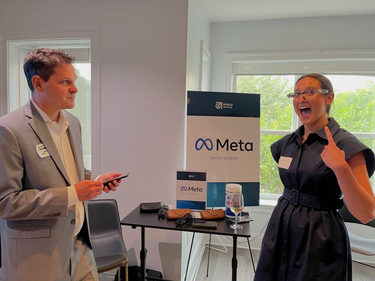 WifiForward's tweet photo. Yesterday, we celebrated #Worldwifiday at @CTATech Innovation House! It was great to bring cutting-edge Wi-Fi-enabled devices to Capitol Hill. Demos from @Meta, @Garmin, and @amazon, showed just how much your everyday devices rely on Wi-Fi. 🛜 https://t.co/rgpPe49YGC