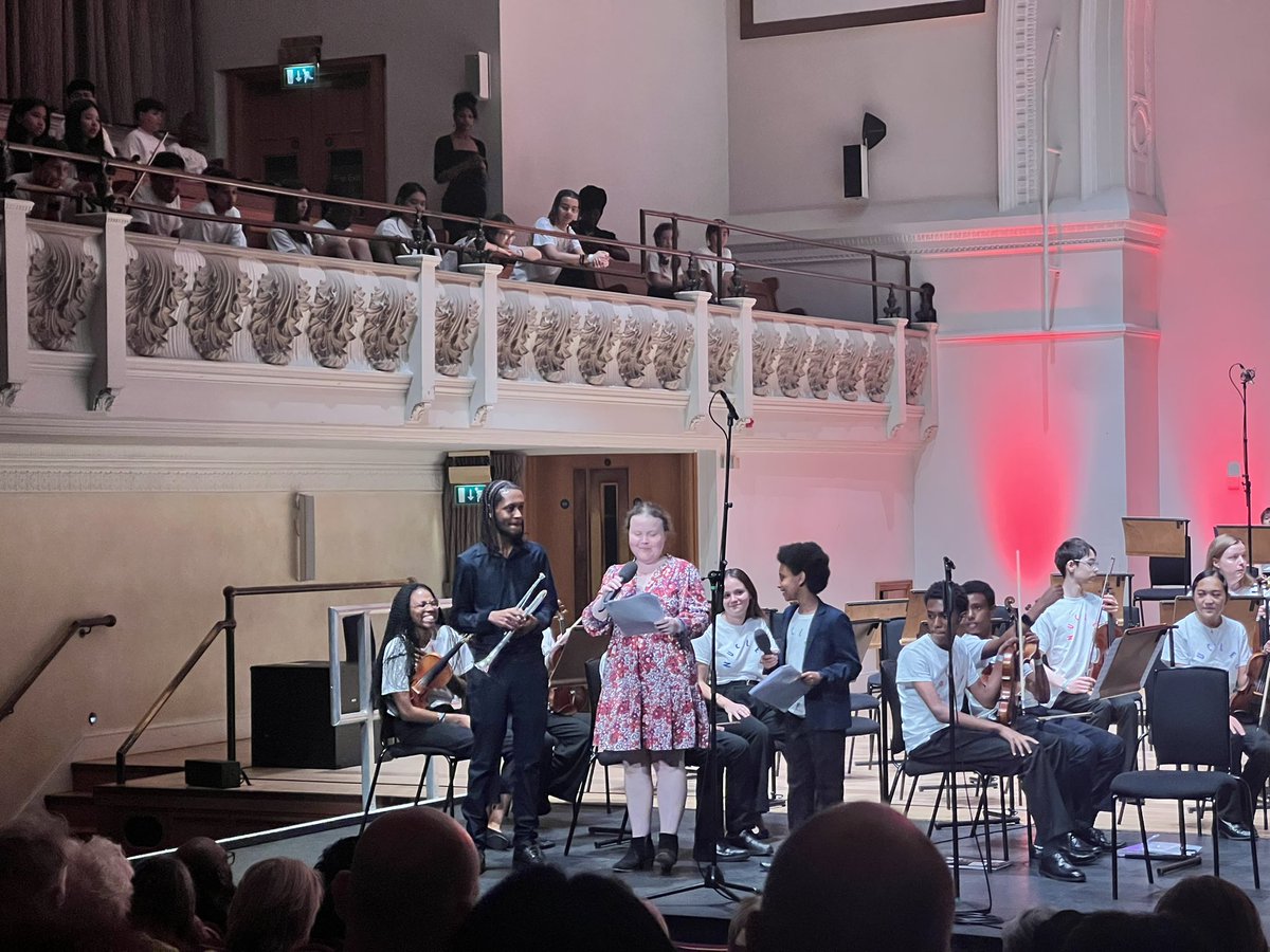 CVMSMusic's tweet image. Lovely to see the amazing work of Nucleo this evening at Cadogan Hall and especially the boys from the Vaughan taking part. Not least Lucas who started his musical journey there and this evening performed the Haydn trumpet concerto.