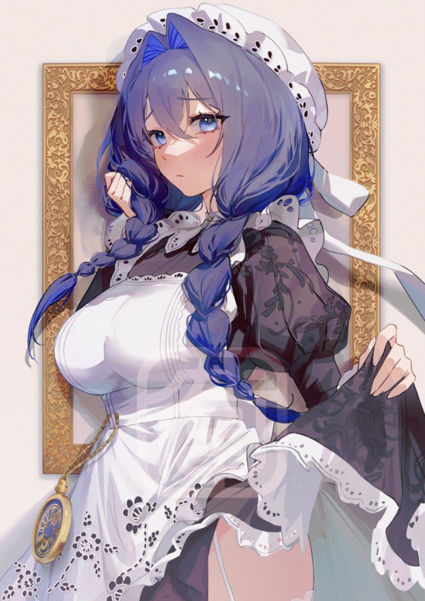 maid kronii 💙#kronillust