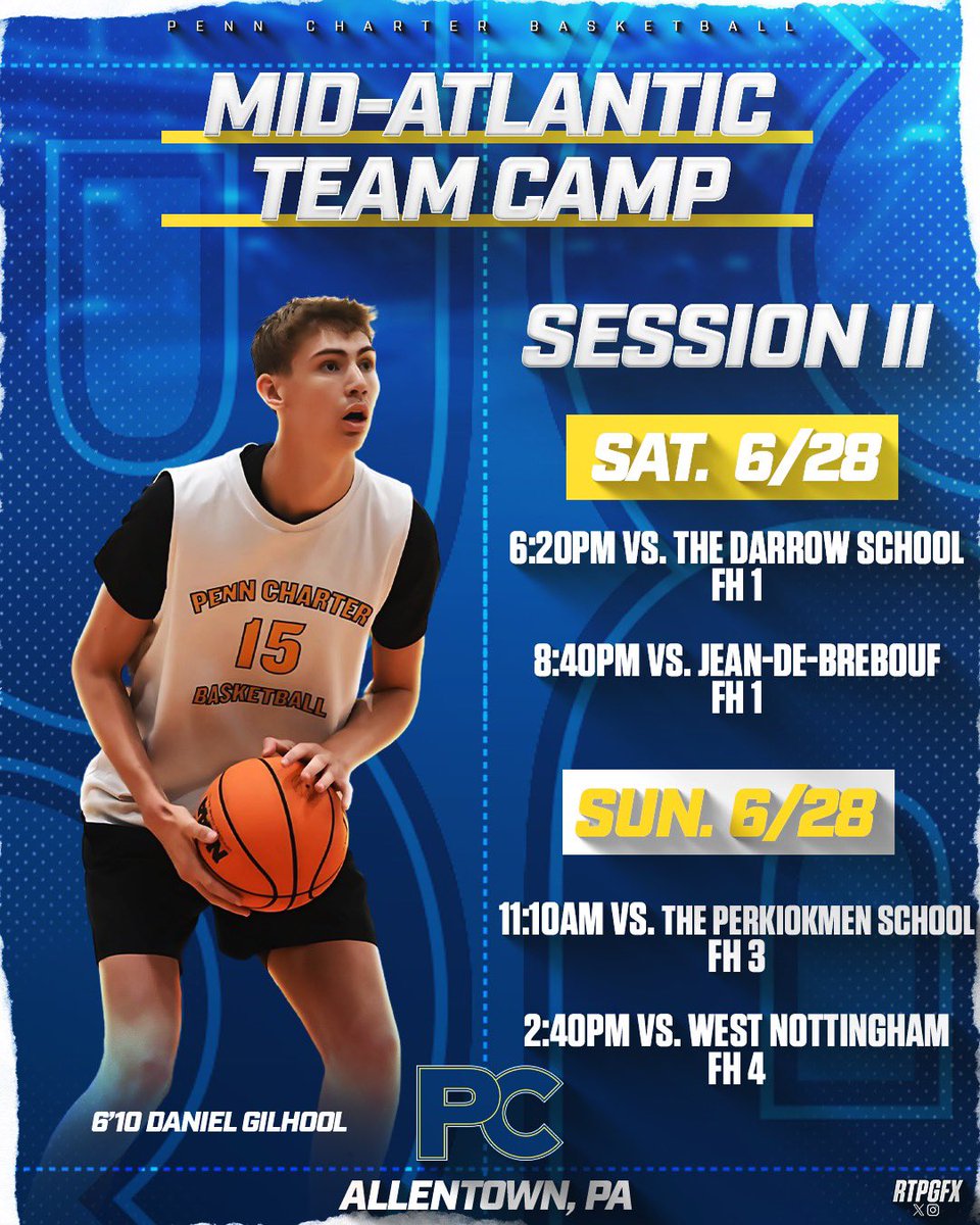 Schedule for this weekend!