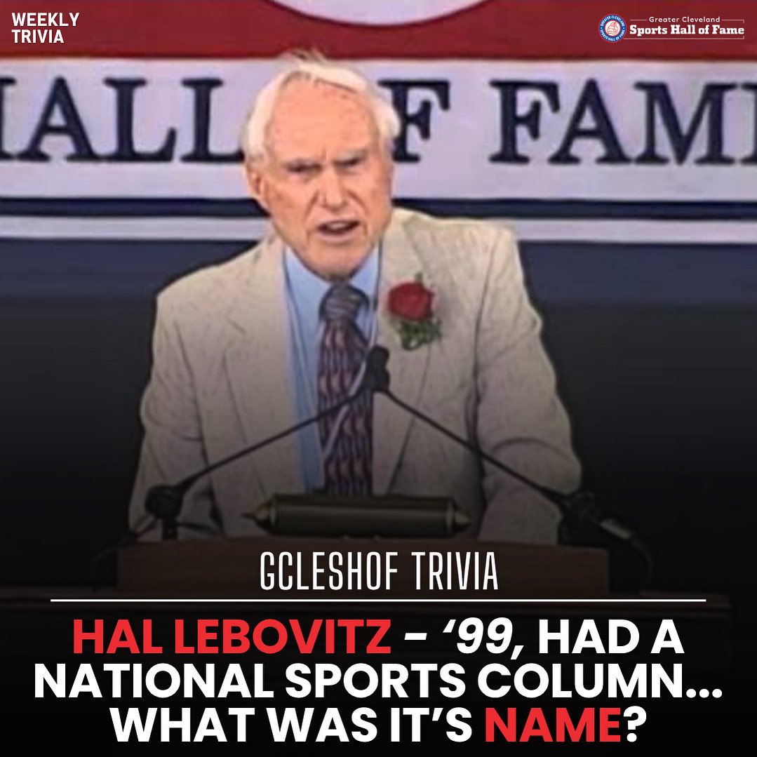 Greater Cleveland Sports HOF tweet media