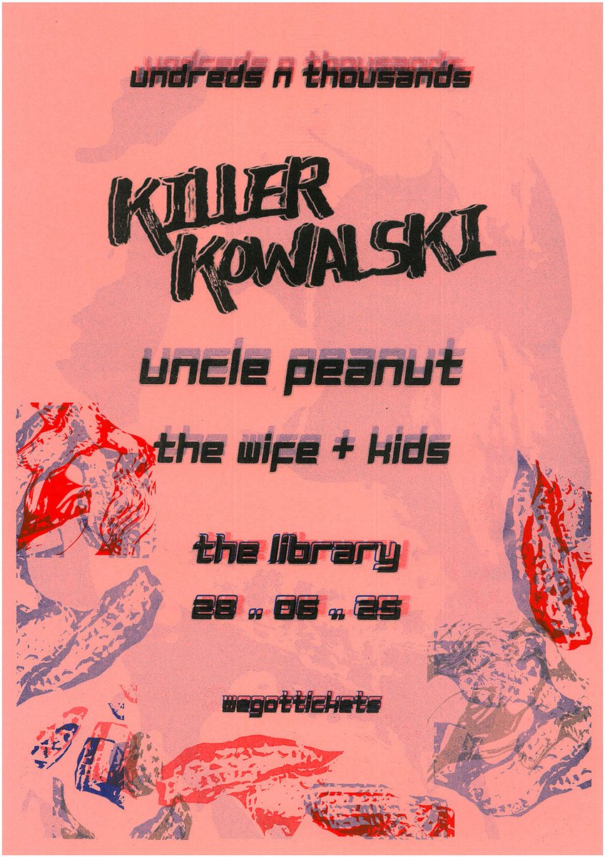 ⚫️Uncle Peanut (@unclepeanutmc) on Twitter photo #GigNews
#LiveMusic
This Saturday.
28th June 2025
Me
Baby Maker's The Wife & Kids
<a href="/KillerKowalski_/">Killer Kowalski</a>
#oxford
#CowleyRoad
<a href="/TheLibraryPub/">The Library, Oxford</a> #GigNews
#LiveMusic
This Saturday.
28th June 2025
Me
Baby Maker's The Wife & Kids
<a href="/KillerKowalski_/">Killer Kowalski</a>
#oxford
#CowleyRoad
<a href="/TheLibraryPub/">The Library, Oxford</a>