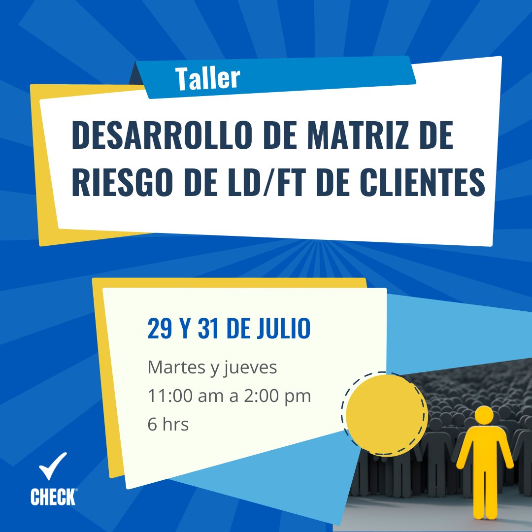 CheckPld's tweet photo. 🎯 Fortalece tu cumplimiento desde la raíz
 Aprende a construir una Matriz de Riesgo de LD/FT eficaz, alineada a la ENR y a la normativa vigente.

🔗 Solicita informes en WhatsApp:
https://t.co/6h8xNVxVZe
#CHECKPLD #PLD #Riesgos #CNBV #OficialDeCumplimiento https://t.co/9o6NcwKLZx