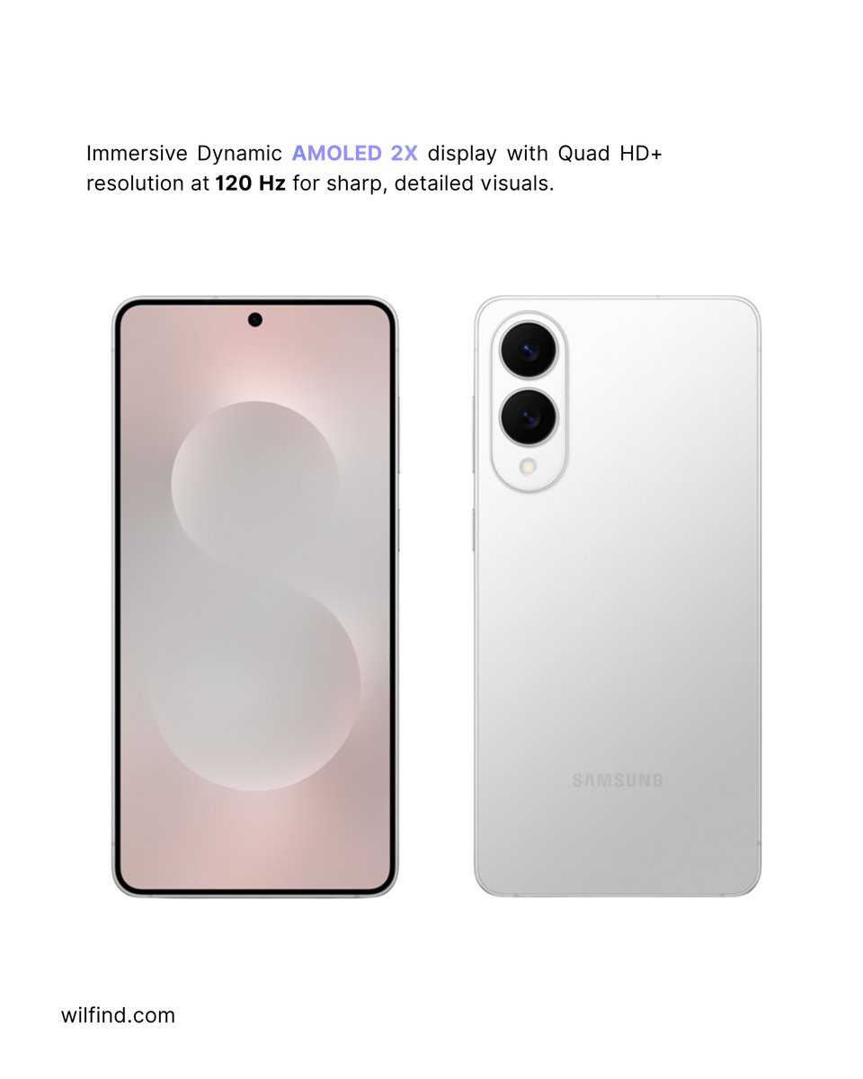 wilfind_'s tweet photo. Wilfind AI Pick — Galaxy S25 Edge

📸 Dual camera: 12 MP Ultra-Wide + 200 MP Wide-Angle
🔍 Optical-quality zoom ×2 / ×10 + AI-enhanced detail
⚙️ Snapdragon® 8 Elite — 12 GB RAM, up to 512 GB storage
🖥️ 6.7″ Dynamic AMOLED 2X — Quad HD+ at 120 Hz
🎥 8K video 30 fps — Slow motion up to 240 fps
📏 Ultra-thin: only 5.8 mm

#Wilfind #GalaxyS25Edge #Samsung #AIphone #Snapdragon8Elite #UltraHD #AIzoom