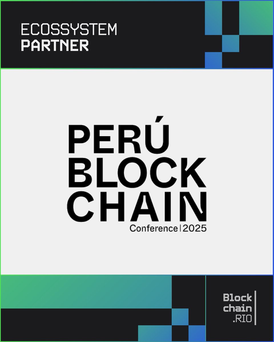 We are pleased to announce <a href="/perublockchain_/">Perú Blockchain Conference 2025</a> as an Ecosystem Partner of Blockchain RIO 2025!