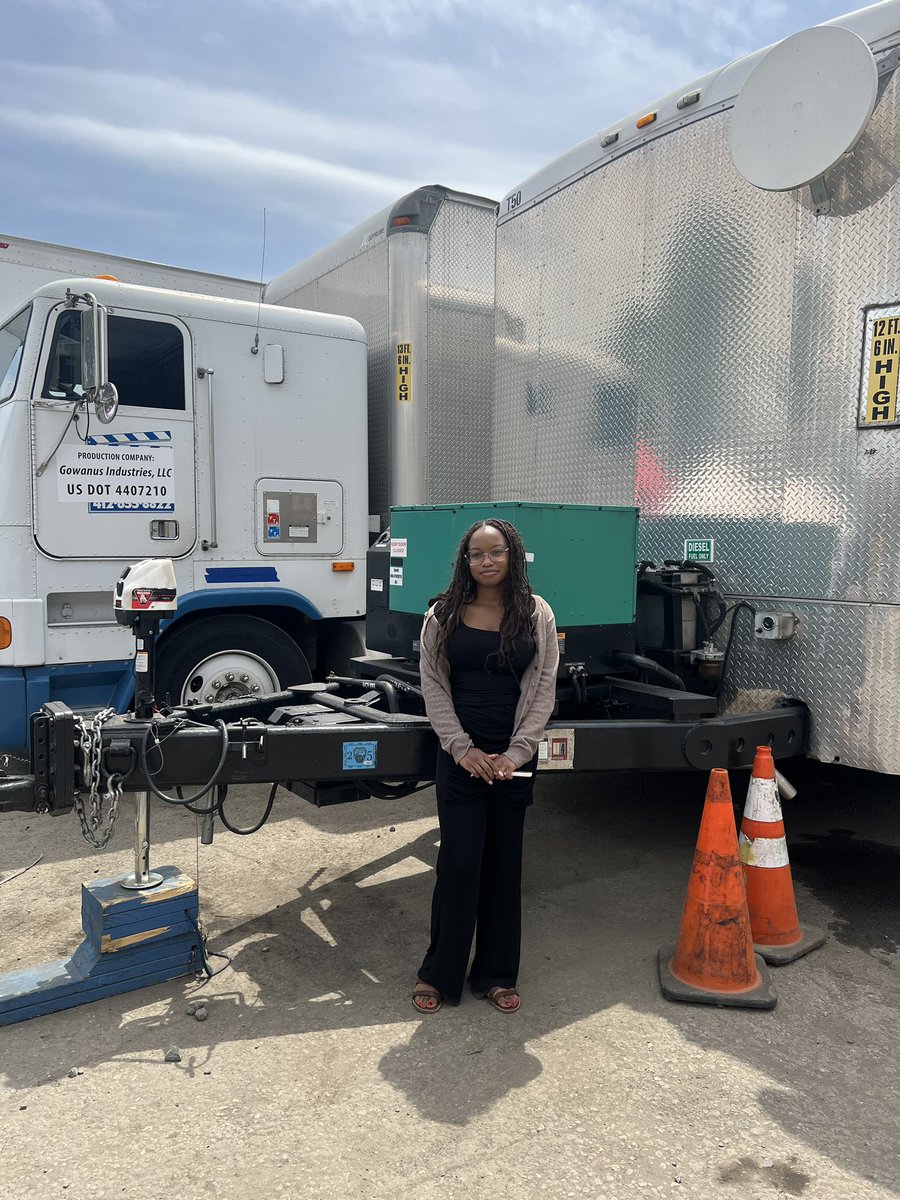 Desireè Hadley alongside Newark’s SYEP Intern, Nia Foote visiting a production set in Newark. 

“I appreciate having the ability to view current film sets across our beautiful city, and meet industry professionals and like-minded peers.”