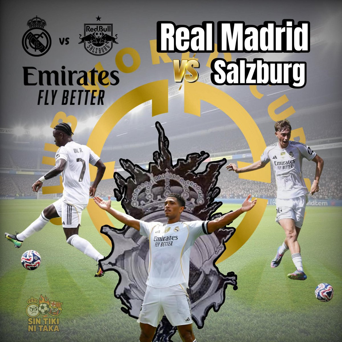 🔥 ¡HOY JUEGA EL REY DE EUROPA! 👑⚪️

Partido de esos donde hay que dejarlo todo…
El Real Madrid se mide al Salzburgo y como siempre… ¡A GANAR! 💪🏼✨