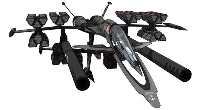 #宇宙戦艦ヤマト 2202のコスモタイガー1の嫌な所は、エンジンとキャノピーという必要ユニットでヤマト世界で宇宙機として成り立つ事を示してしまった事。