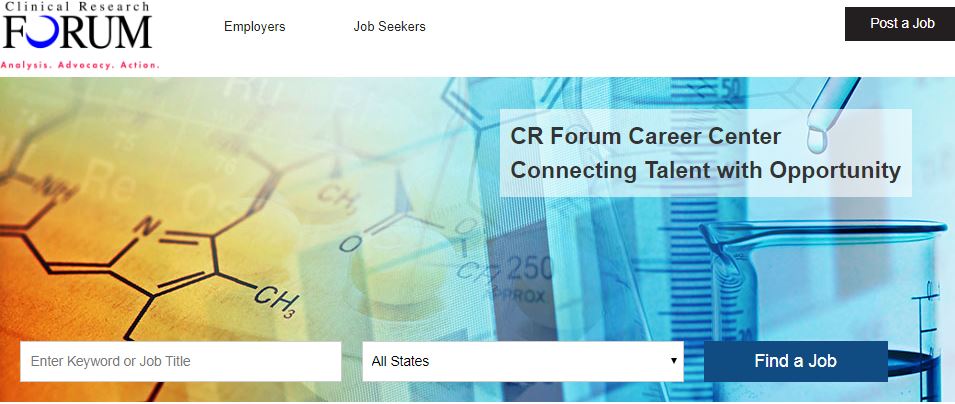 Looking for a change in your career or a new addition to your institution? Check out CR Forum's Career Center! 
careers.clinicalresearchforum.org/html