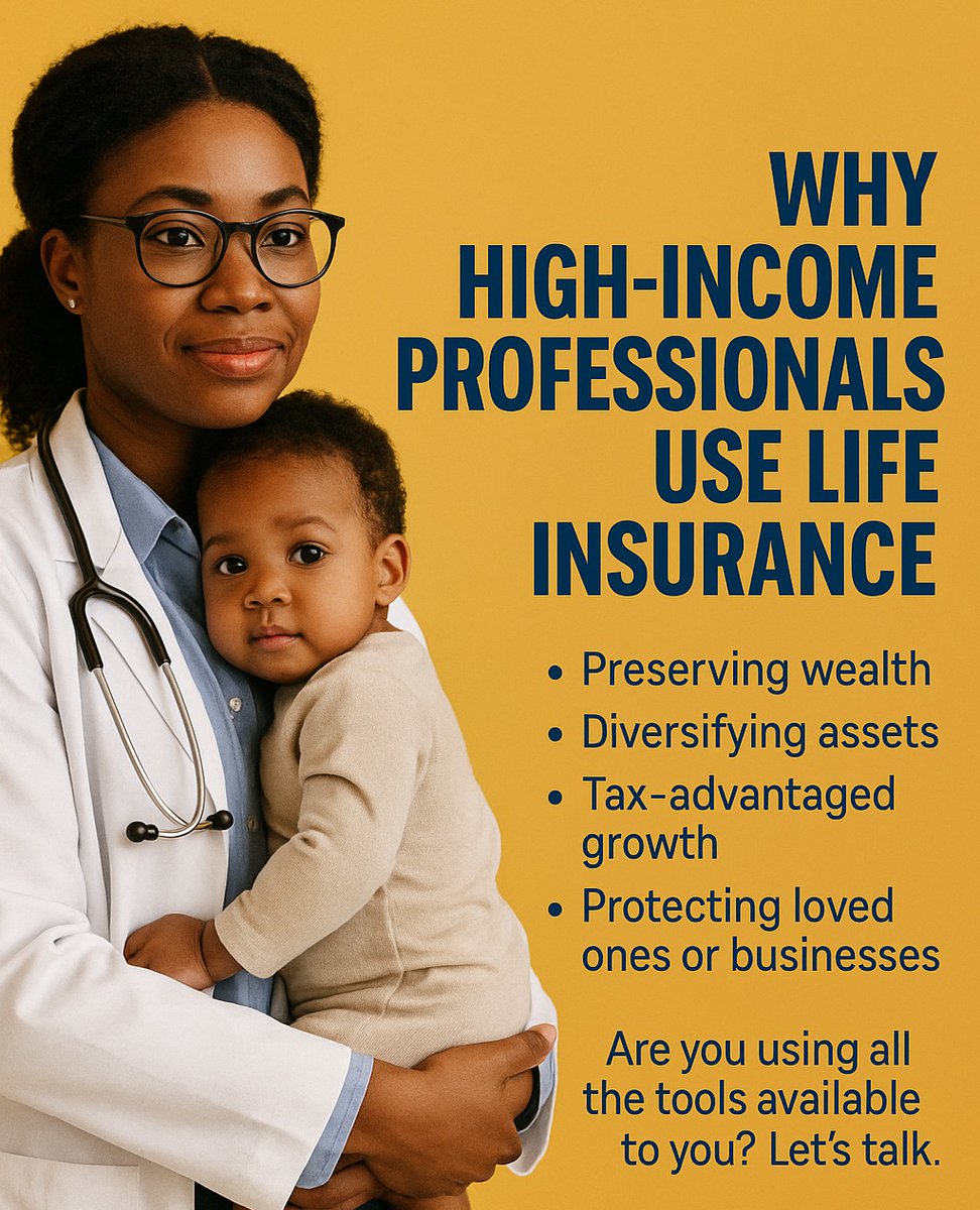 IOluwagbemislf's tweet photo. With Life insurance, you have lots of options.

Some life insurance policies grow cash value, like a tax-sheltered savings bucket. Life insurance works.

Have you considered life insurance in your financial growth plan?

Let’s setup a conversation to answer all your questions https://t.co/UNc4Q8E6gC