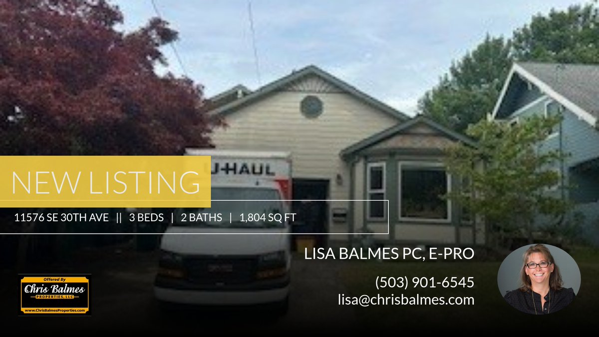 LisaBalmes's tweet photo. 📍 New Listing 📍 Take a look at this fantastic new property that just hit the market located at 11576 Se 30th Ave in Milwaukie. Reach out here or at (503) 901-6545 for more information

Lisa Balmes PC, e-PRO
Chris Balmes Prope... https://t.co/P11y3md3KY https://t.co/FTyZdJsidB