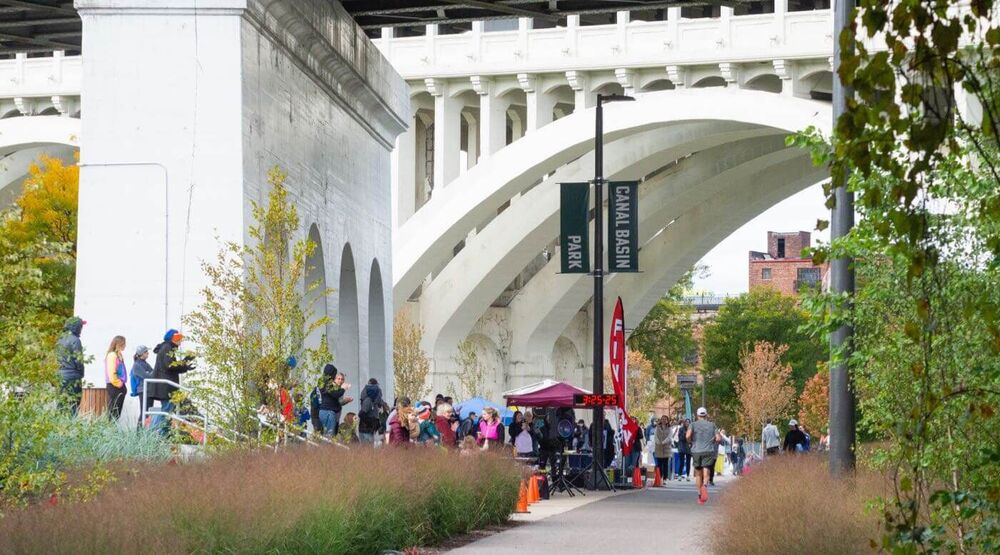 TakeaHikeCLE's tweet image. Join us Tuesdays in July at 5:30PM for our Canal Basin Park Stroll! Step into the heart of CLE’s industrial + transportation legacy and discover how this historic site will serve as CLE’s front door to the Ohio & Erie Canalway National Heritage Area. takeahikecle.com/canal-basin-pa…
