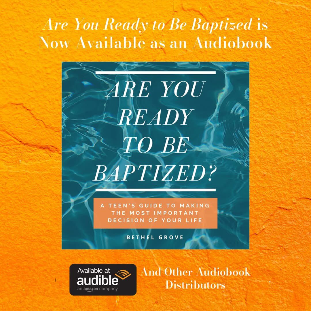 BethelMGrove's tweet image. Are You Ready to Be Baptized is now available as an audiobook! Check it out on Audible (or other audiobook distributors): audible.com/pd/Are-You-Rea…