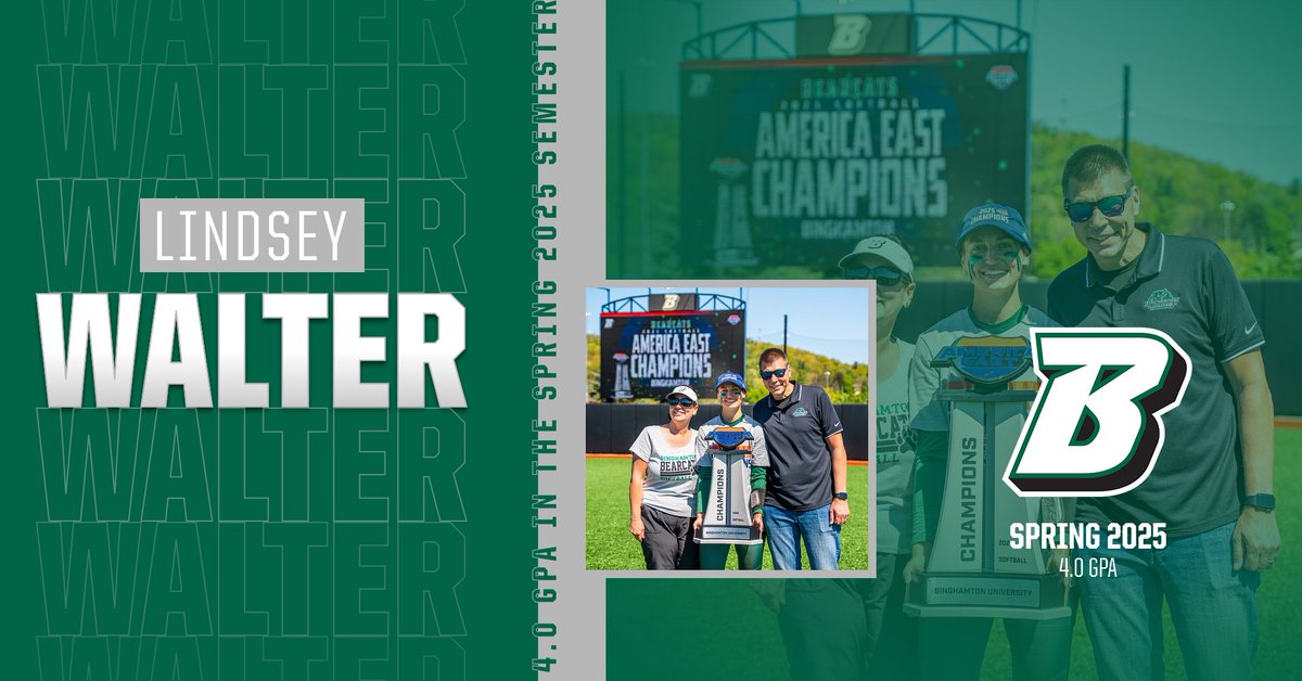 Congratulations to Sarah Rende and Lindsey Walter on earning perfect 4.0 GPAs for the recent Spring 2025 semester!

#ONEBinghamton #AESB