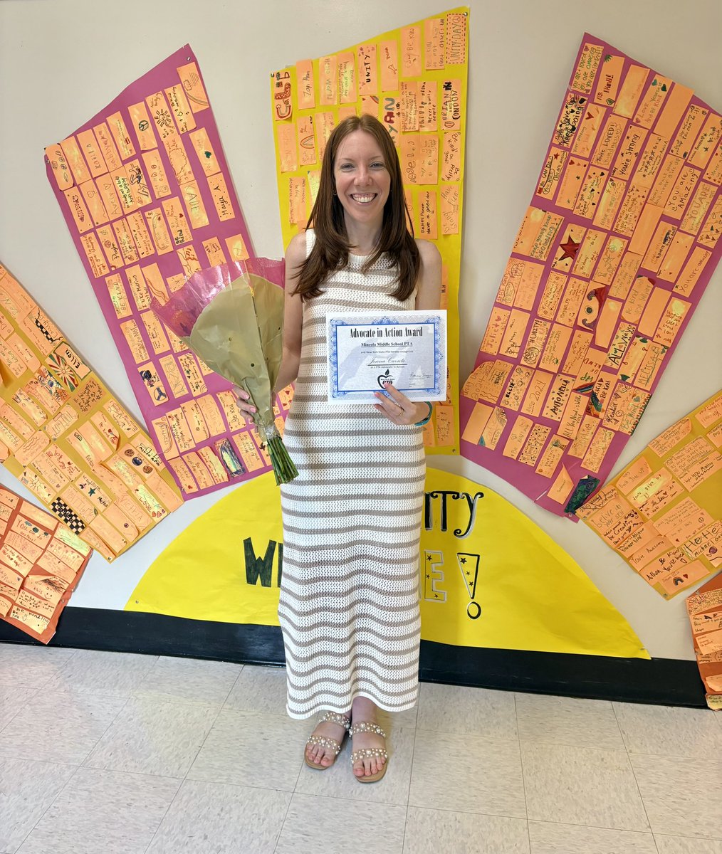 Allabouttheyet's tweet image. ❤️ Advocate in Action
Thank you @MineolaMS_PTA for the recognition!
#MineolaProud