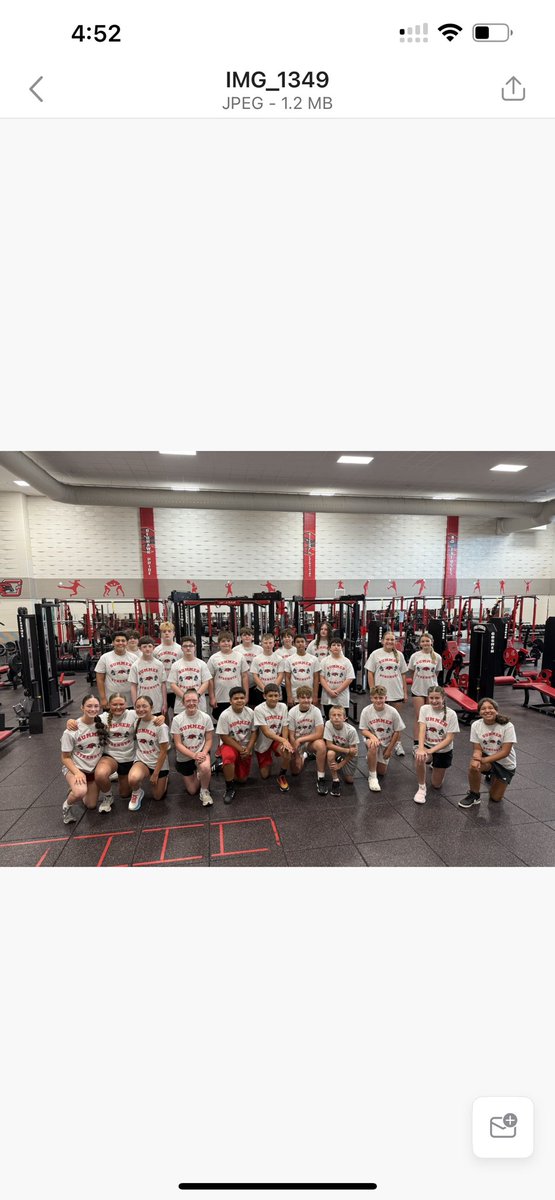 coachmacias9's tweet photo. 7th &amp; 8th grade 

SUMMER STRENGTH CAMP 

Done with June camp. Ready to go for July!

#Redhawkstrong https://t.co/Pl9xAaVTNw