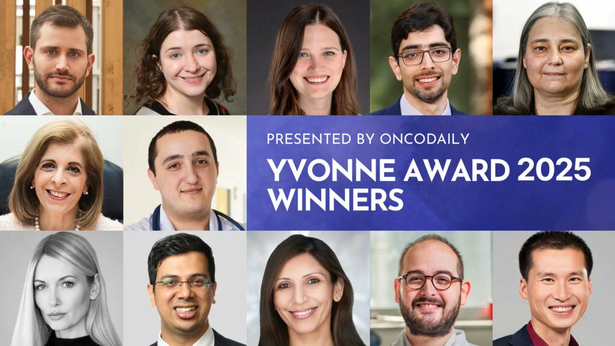 OncoDaily (@oncodaily) on Twitter photo 🌟 The Yvonne Awards 2025 - Celebrating Excellence in Oncology 🌟
Presented by OncoDaily during the Friday night of #ASCO25 in Chicago, the Yvonne Awards have become a global tradition - honoring individuals who inspire progress, challenge norms, and uplift the cancer care 🌟 The Yvonne Awards 2025 - Celebrating Excellence in Oncology 🌟
Presented by OncoDaily during the Friday night of #ASCO25 in Chicago, the Yvonne Awards have become a global tradition - honoring individuals who inspire progress, challenge norms, and uplift the cancer care