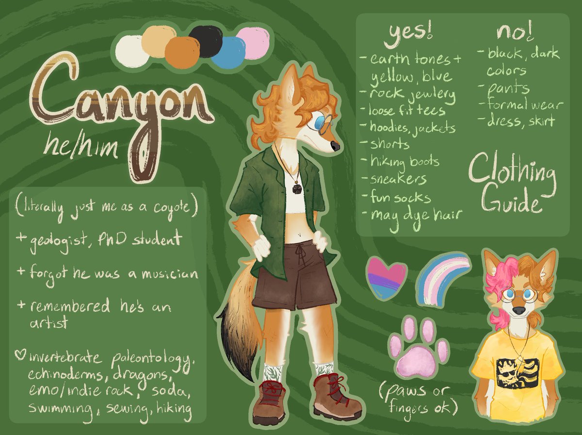 staurolite_mp3's tweet photo. I FINISHED MY FURSONA REF AFTER THREE YEARS 🎉🎉🎉 https://t.co/wME4mKwaFK